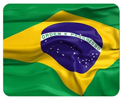 m. kern Mousepad Brasilien Flagge