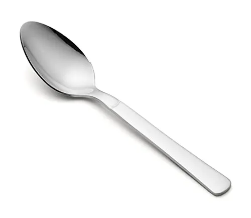 Arcos Edelstahl Tischmesser - Dessert- und Tischlöffel, 18/10 Monoblock, 150 mm, Ideal für den täglichen Gebrauch, Silber