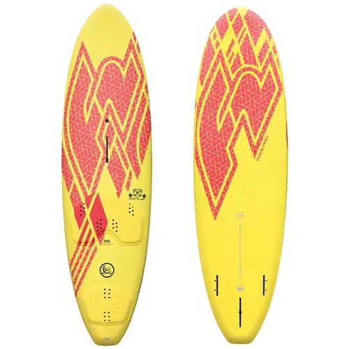 F2 Windsurfboard Rave Pro 95 l Gelb/Rot 2024/25 von F2