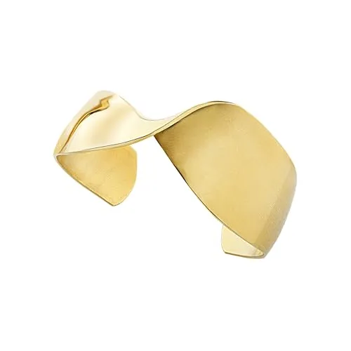 Armband Retwist Gold Mittel von Breil für Frauen - Elegantes Armband aus 316L-Stahl in Goldfarbe, zeitloses Design, ideal für jeden Anlass und mit 24 Monaten internationaler Zertifizierung.