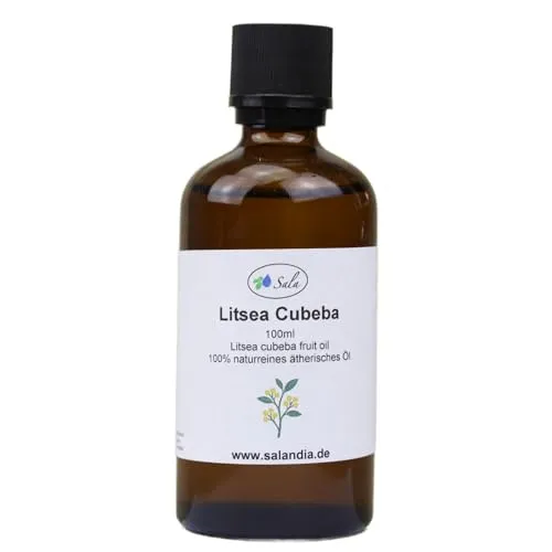 Sala Litsea Cubeba ätherisches Öl naturrein 100 ml Glasflasche
