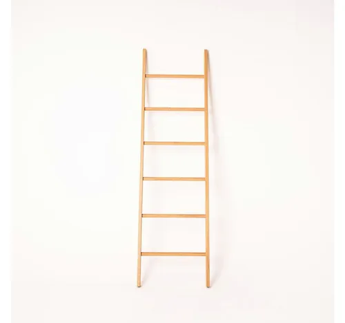 kleiderleiter.de Handtuchleiter aus Massivholz - Handtuchleiter, 171 cm hoch, aus Eiche, Buche oder Nussbaum, ideal für Bad und Sauna. Hochwertige Verarbeitung und speichelfest geölt für langanhaltende Nutzung.
