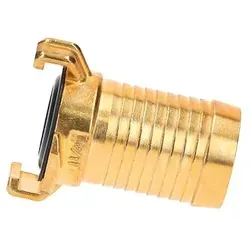 GEKA Schlauchstück Messing 1 1/4