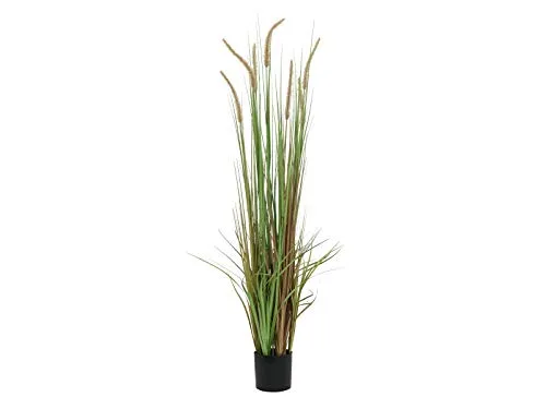 EUROPALMS Lampenputzergras, künstlich, 120cm - Künstliche Pflanzen, dichter Grashorst in Herbstfarben, ideal für den Außenbereich und sofort einsatzbereit.