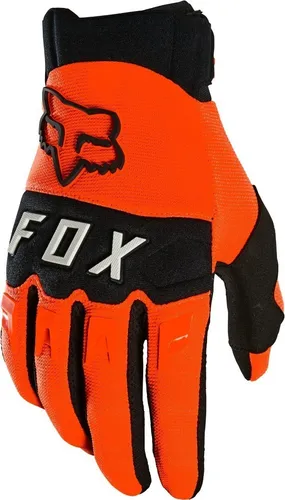 Fox Yth Dirtpaw Glove fluorescent Orange - Motorradhandschuhe mit Universal Fit, ideal für junge Fahrer und bietet optimalen Grip und Komfort beim Fahren.