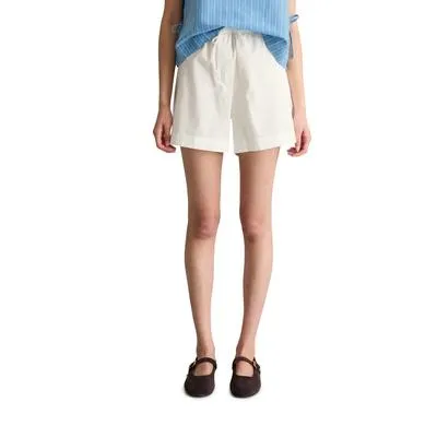 Marc O'Polo Denim Damen Trägertop mit Stretch-Anteil, Weiß (Silky White), XL