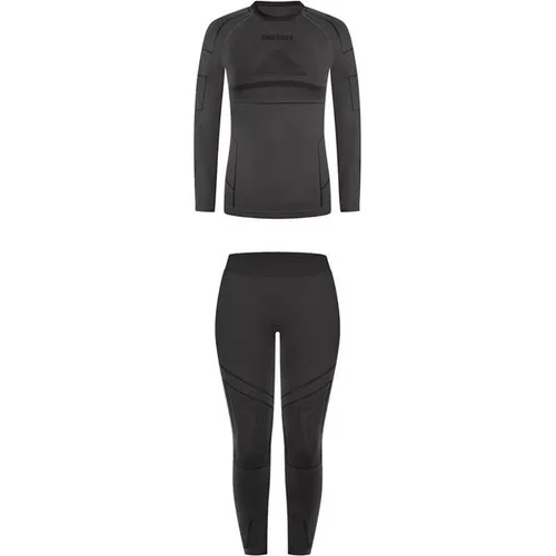 Smilodox Thermounterhemd Set Herren - Atmungsaktive Funktionsunterwäsche für Wintersport - Dieses Thermowäsche Set in Anthrazit bietet optimalen Tragekomfort und Flexibilität. Ideal für Wintersportaktivitäten, dank nahtlosem Design und atmungsaktiven Materialien.