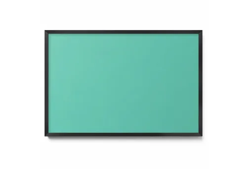 Tulup Magnettafel mit schwarzem Rahmen – stilvolles Memoboard für Homeoffice