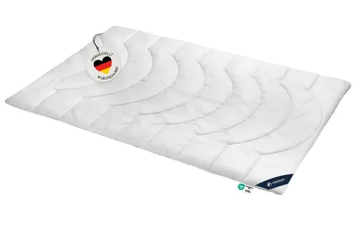 casimum Microfaserbettdecke COMFORT - Allergikerfreundliche Faser Steppbettdecke - Bettdecken für Sommer, Winter und Ganzjahr mit atmungsaktiven 3D-Hohlfasern für ein gesundes Schlafklima. Hergestellt in Deutschland, pflegeleicht und ideal für Allergiker.
