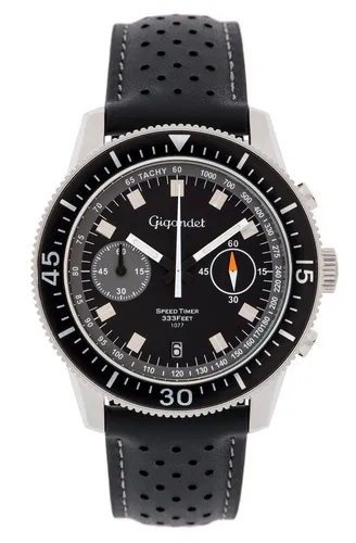 Gigandet Chronograph Speed Timer - Vintage Motorsport Uhr mit Datumsanzeige - Armbanduhren: Der Gigandet Speed Timer vereint sportliches Design und höchste Qualität, inspiriert von klassischen Motorsport-Chronographen der 70er Jahre.