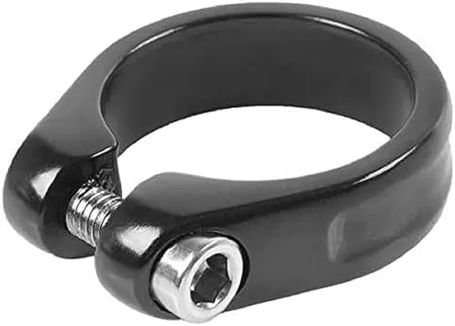 M-Wave Clampy Sitzrohrklemme – Leichte Aluminium Sattelklemme für Ø31.8mm - Hochwertige Aluminium Sattelklemme für Fahrradsattelstützen, super leicht und robust, ideal für den täglichen Einsatz. Mit Innensechskant-Schrauben für einfache Montage.
