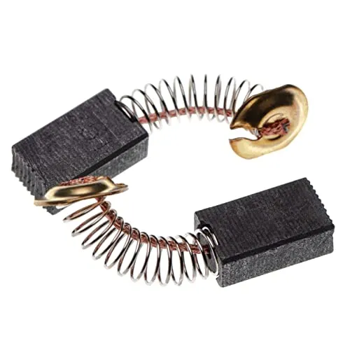 vhbw 2X Kohlebürste 7 x 11 x 18 mm kompatibel mit Makita JR3020, 8406C, PC5000C Elektrowerkzeug + Feder