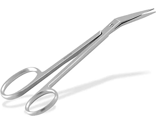 Lange Nagelschere Fußnagelschere abgewinkelt für Senioren Mikroverzahnt