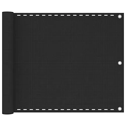 vidaXL Balkonsichtschutz HDPE 75x400cm Balkonbespannung Balkonverkleidung