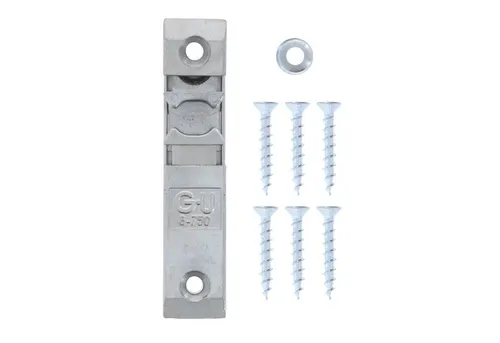 ToniTec Türbeschlag GU Balkontürschnäpper 8-750 mit Hülse und Schrauben für Holzfenster (1 St., Schnäpper inkl. Schraubenset), DIN links und rechts verwendbar