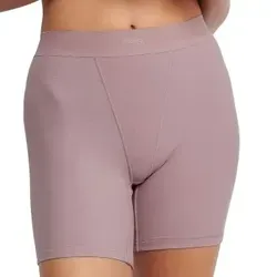 sloggi Damen Ever Ease Cyclist Foggy Mauve M - Funktionsunterwäsche aus superweicher GOTS-zertifizierter Bio-Baumwolle mit thermoregulierender HeiQ Smart Temp-Technologie für optimalen Komfort und einen modernen Unisex-Look.