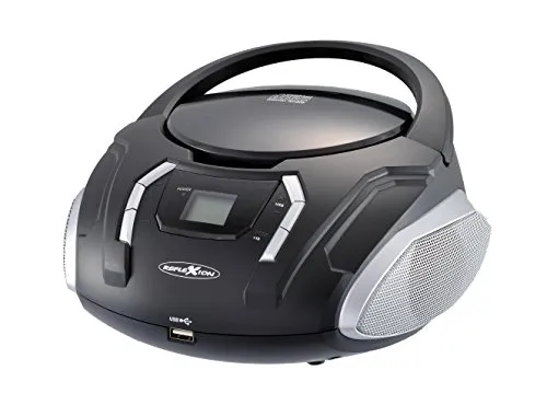Reflexion CDR2250U BK UKW-Radio mit CD/MP3/USB/AUX-IN schwarz