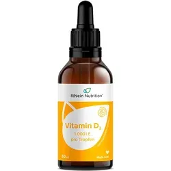 VITAMIN D3 TROPFEN 1.000 I.E. 50 ml - Arzneimittel zur Unterstützung des Immunsystems, flüssige Tropfen mit 1000 I.E. Vitamin D3 für eine optimale Versorgung und einfache Dosierung.