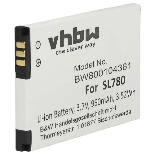 vhbw Akku Ersatz für Siemens V30145-K1310K-X444, V30145-K1310-X445 für schnurlos Festnetz Telefon (950mAh, 3,7V, Li-Ion)