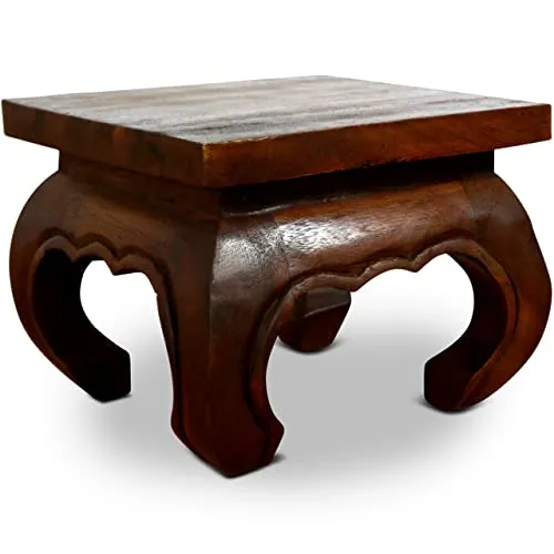 livasia Opiumtisch – Handgefertigter Beistelltisch aus Thailand - Opiumtisch, nachhaltig und individuell handgefertigt aus Thailand, ideal für asiatisches Wohnen und als stilvoller Beistelltisch.