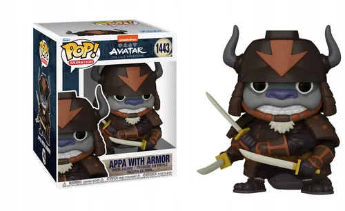 Funko Pop! Super: Avatar: The Last Airbender - Appa mit Armor - Chibi Figuren - Exklusive Vinyl-Sammelfigur von Appa, ca. 15,24 cm groß, ideal für Sammler und als Geschenk für Avatar-Fans.