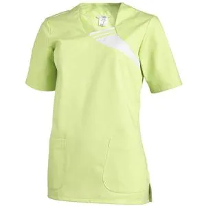 LEIBER Damen Schlupf-Jacke - kurzarm - Hellgrün - Funktionsjacken aus Mischgewebe mit 35% Baumwolle, ideal für den täglichen Einsatz mit komfortablen Seitenschlitzen und praktischen Taschen.