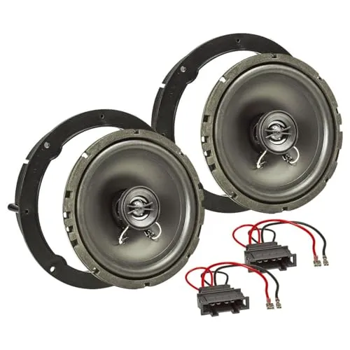 tomzz Audio TA16.5-Pro Lautsprecherset für Skoda Fabia 3, Citigo, Octavia - Auto-Lautsprecher mit 70W RMS Leistung, ideal für kraftvollen Sound und perfekte Passform in Ihrem Fahrzeug.