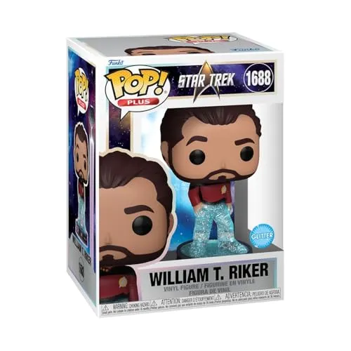 Star Trek Transporter POP! Plus Movies Vinyl Figur Riker 9 cm