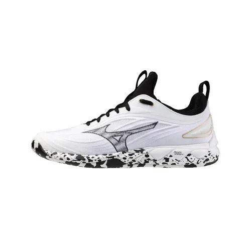 Mizuno Wave Luminous 3 Unisex Schuhe - Moderne Unisex-Schuhe in Weiß, gefertigt aus gewebtem Material. Ideal für sportliche Aktivitäten und bietet hohen Tragekomfort.