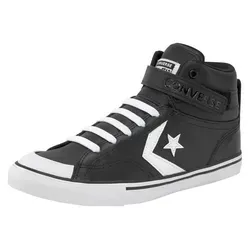 Converse PRO BLAZE STRAP LEATHER Sneaker schwarz 37 EU - Sportliche Sneakers mit Klettverschluss, aus hochwertigem Leder, knöchelhoch und ideal für einen lässigen Look. Perfekt für alle, die Komfort und Stil schätzen.
