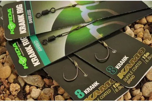 Korda Krank ready rig barbed size 6