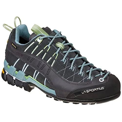 LA SPORTIVA W Hyper GTX Grau - Gore-Tex Technischer Damen Gore-Tex Zustiegsschuh, Größe EU 40 - Farbe Carbon - Mist
