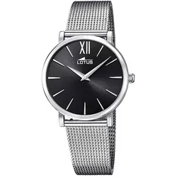 Lotus Klassische Uhr 18731/4 - Elegante Armbanduhr für Damen mit silbernem Mesh-Armband und 3 Bar Wasserdichtigkeit – ideal für jeden Anlass.