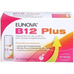 EUNOVA B12 Plus Trinkfläschchen, 10 St. Ampullen
