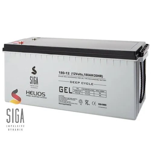 Akku 12V 180AH Blei Gel Batterie - Autobatterie für Wohnmobil, Solar und Boot. Mit wartungsfreier GEL Deep Cycle Technologie bietet diese Batterie hohe Kapazität für langlebige Energieversorgung.