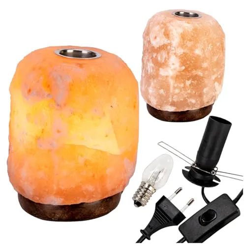 SUPERBUTELKI.PL Salzkristalllampe mit Aromatherapie-Funktion