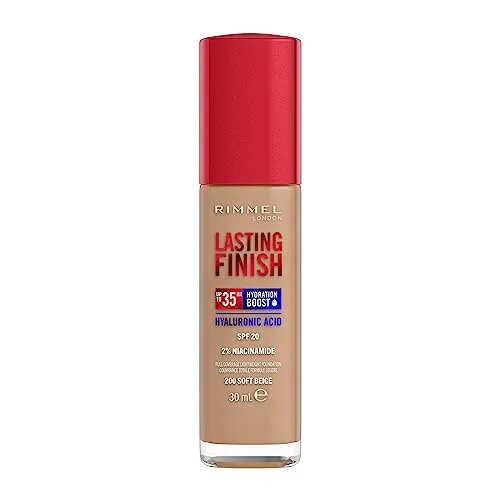 Rimmel Lasting Finish 35HR Hyaluronic Acid Foundation - 200 Soft Beige