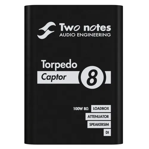 Two Notes Torpedo Captor 8 Ohm - DI-Box für Studio und Live - Effektgeräte & Signalprozessoren, hochwertige Verarbeitung und Materialien für optimale Klangqualität und Zufriedenheit.
