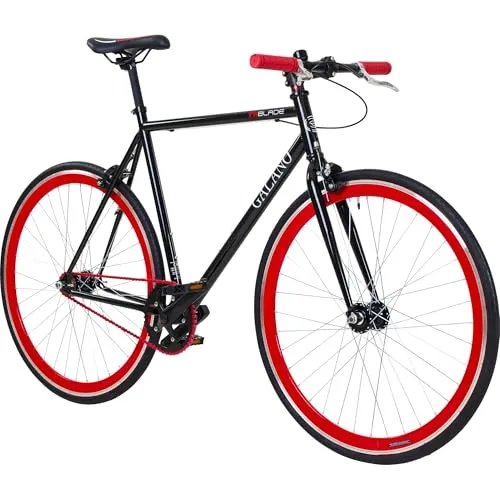 Galano Blade Fixie Fahrrad 28 Zoll - Retro Urban Bike, minimalistisch-bunt und ideal für Singlespeed-Liebhaber