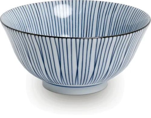 WestCraft Suppenschale Japan-Bowls ASIATICA, Ramen Bowl Schalen aus Porzellan,Sensuji tokusa, Porzellan, (1-tlg), Hochwertig, asiatische Reis-, Nudel-, Tapas-, Udon-, Müsli-Schüssel