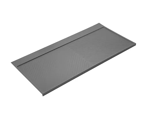 emuca Bodenschutzmatte Anthrazitgrau für 120 cm Küchenunterschrank/Wasserschutzmatte