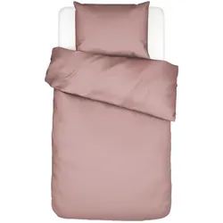 Essenza Bettwäsche Altrosa 155x220 cm - Bettwäsche in Altrosa, 100% Baumwolle, Oeko-Tex® Standard 100, feuchtigkeitsregulierend und mit Reißverschluss für einfache Handhabung. Ideal für einen behaglichen Schlafkomfort.