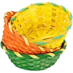 Körbchen aus Bambus, 3er-Pack von buttinette