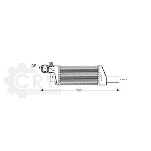 Ladeluftkühler für Opel Combo Kasten/Kombi