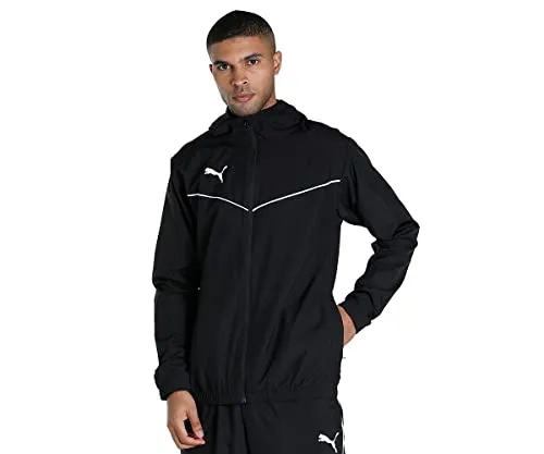 PUMA teamRISE All Weather Jacke Herren schwarz XL - Funktionsjacke für Herren, wasserabweisend mit atmungsaktivem DRYCELL Material für optimalen Tragekomfort bei jedem Wetter. Ideal für Sport und Alltag.