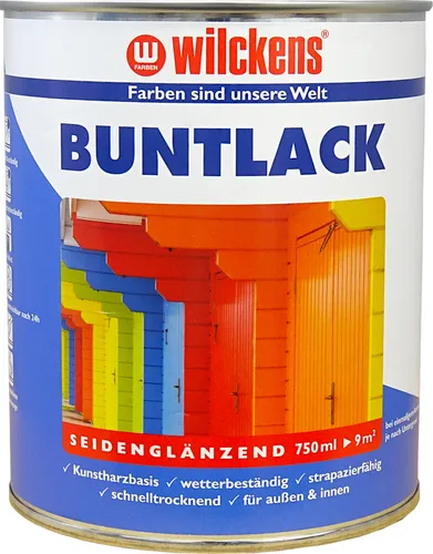 Wilckens Buntlack seidenglänzend, 750 ml, RAL 7035 Lichtgrau