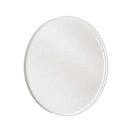 BadeDu Vaal LED Spiegel Rund Ø 80 cm mit Dimmfunktion - Moderner LED-Spiegel für das Badezimmer mit berührungsempfindlichem Sensorschalter. Ideal für stimmungsvolle Beleuchtung und praktische Anwendung.
