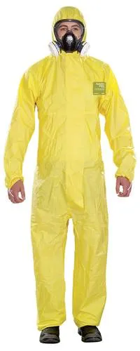 Ansell YY23T-00132-03 AlphaTec 2300 PLUS - Modell 132 Chemikalienschutz, Gelb, M Kleider-Größe: M Gelb