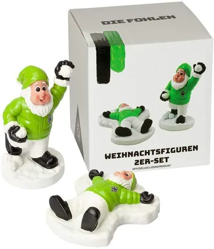 VfL Borussia Mönchengladbach Weihnachtsfiguren 2er-Set Weihnachten Zwerge