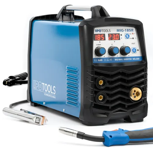 Produktbild IPOTOOLS 185R 4in1 MIG MAG Schweißgerät Fülldraht Schutzgas und MMA